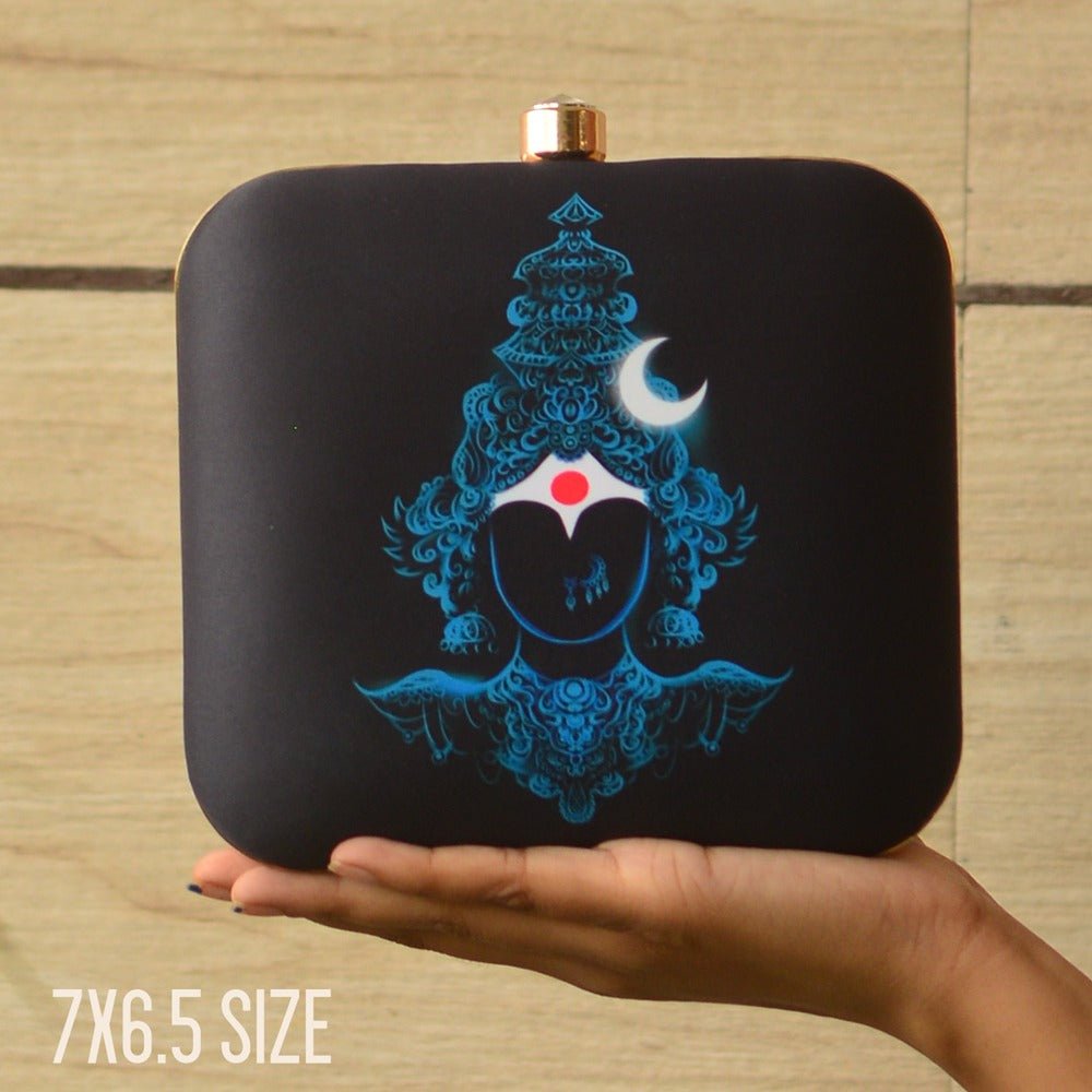 Devi Maa Portrait Clutch Clutch La Vie Bien Devi Maa Portrait Clutch