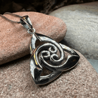 Devonna Trinity Knot Necklace Pendant La Vie Bien Devonna Trinity Knot Necklace