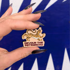 Devour the Patriarchy Feminist Tiger Enamel Pin, Lapel Pin Brooches & Lapel Pins La Vie Bien Devour the Patriarchy Feminist Tiger Enamel Pin, Lapel Pin