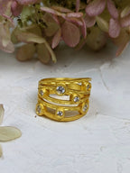 Dew Drops Ring by Ash & Rose