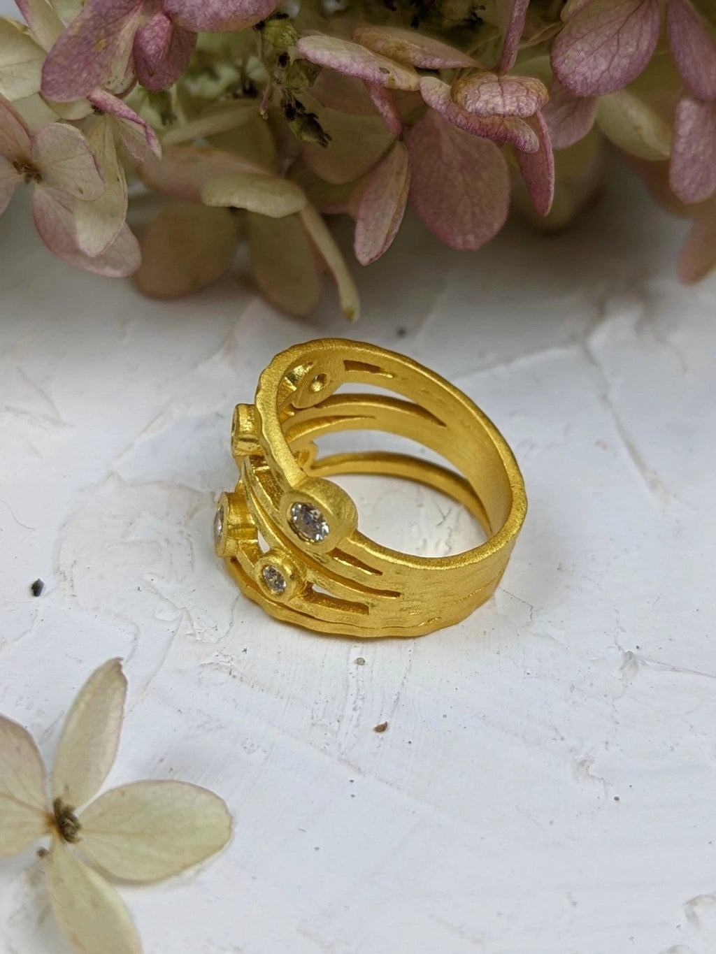 Dew Drops Ring by Ash & Rose