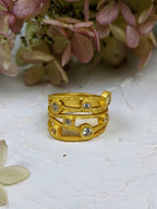 Dew Drops Ring by Ash & Rose
