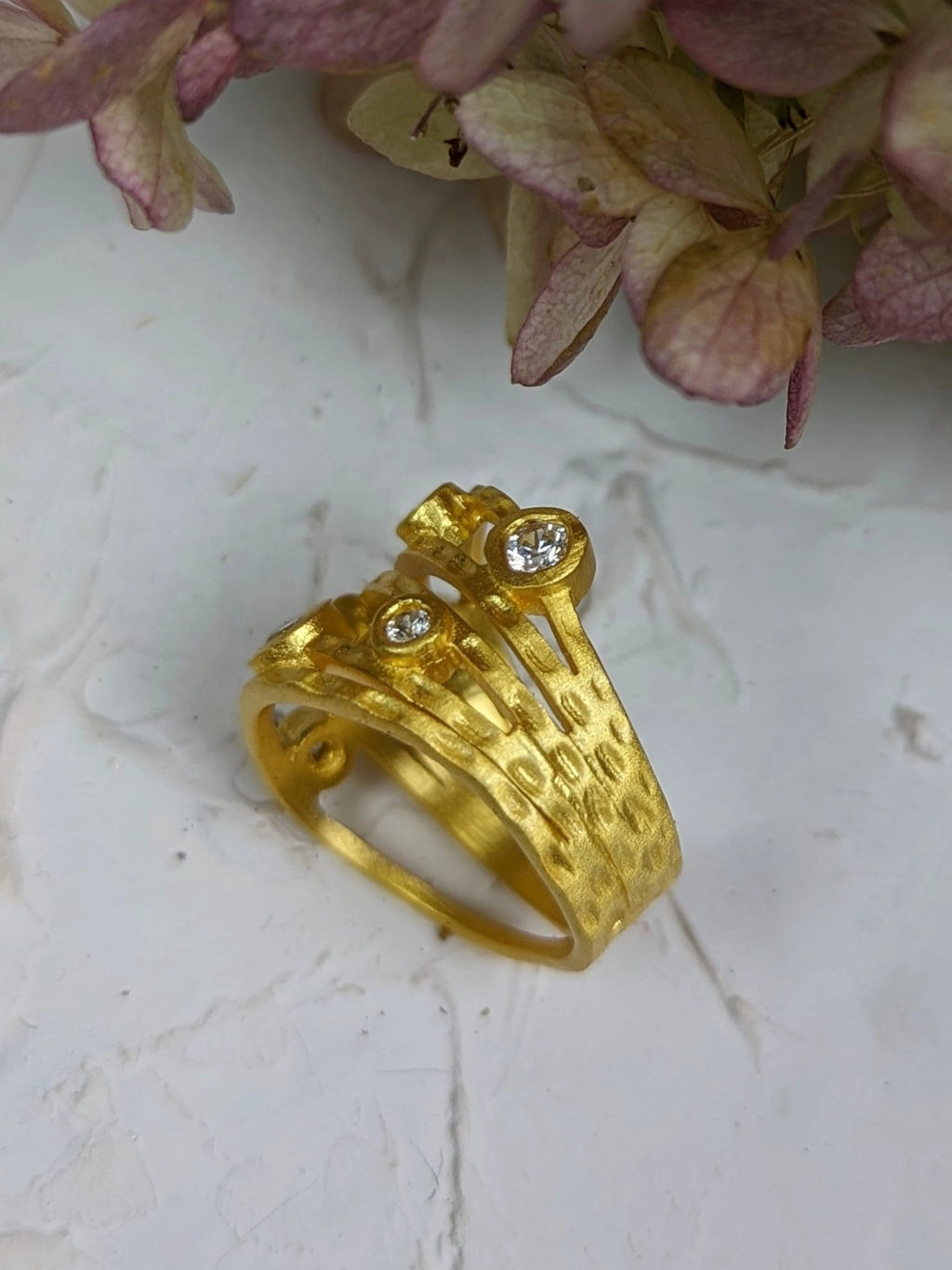 Dew Drops Ring by Ash & Rose