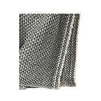 Dhanvi Patterned Cashmere Blanket - Charcoal