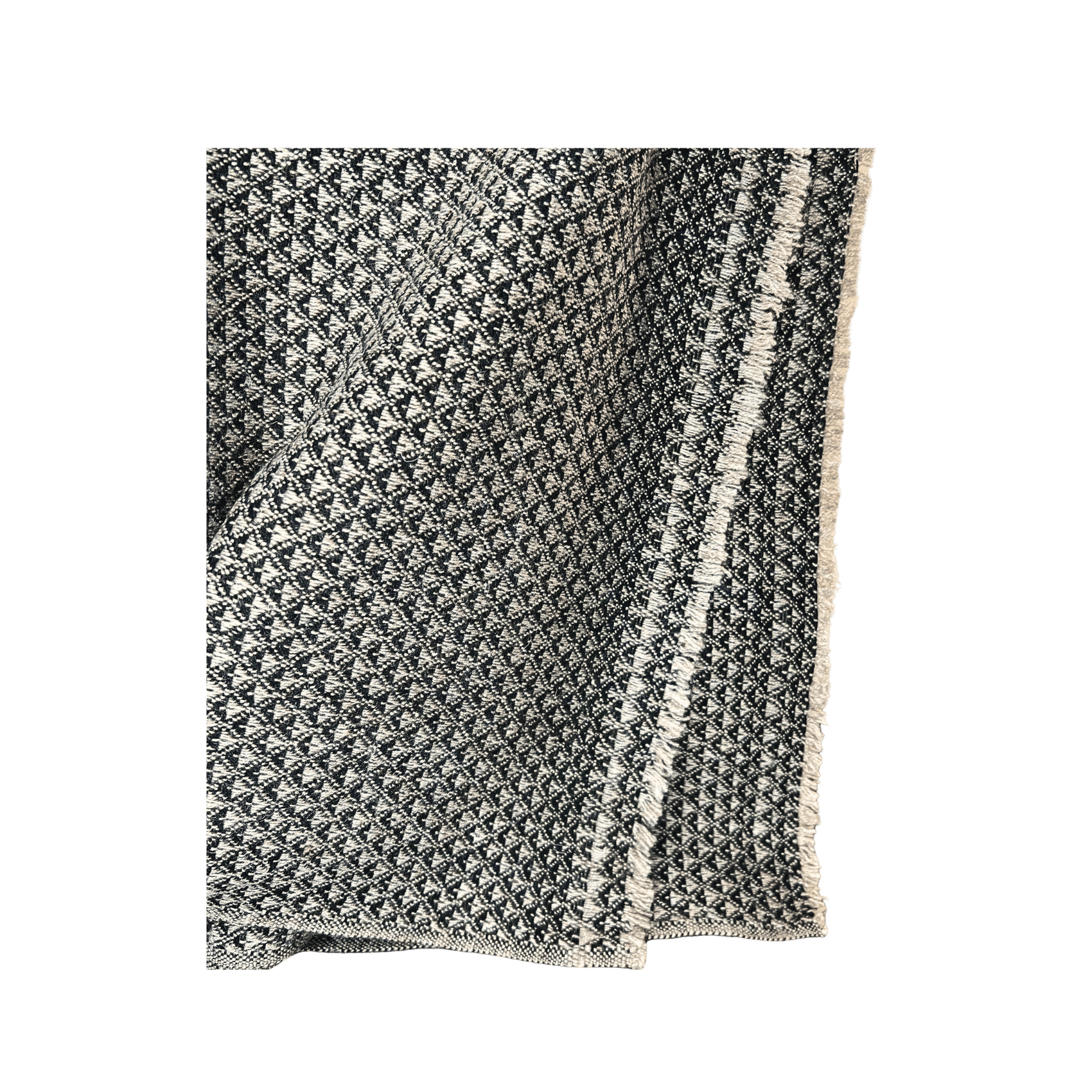 Dhanvi Patterned Cashmere Blanket - Charcoal