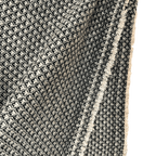 Dhanvi Patterned Cashmere Blanket - Charcoal