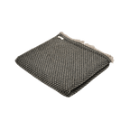 Dhanvi Patterned Cashmere Blanket - Charcoal
