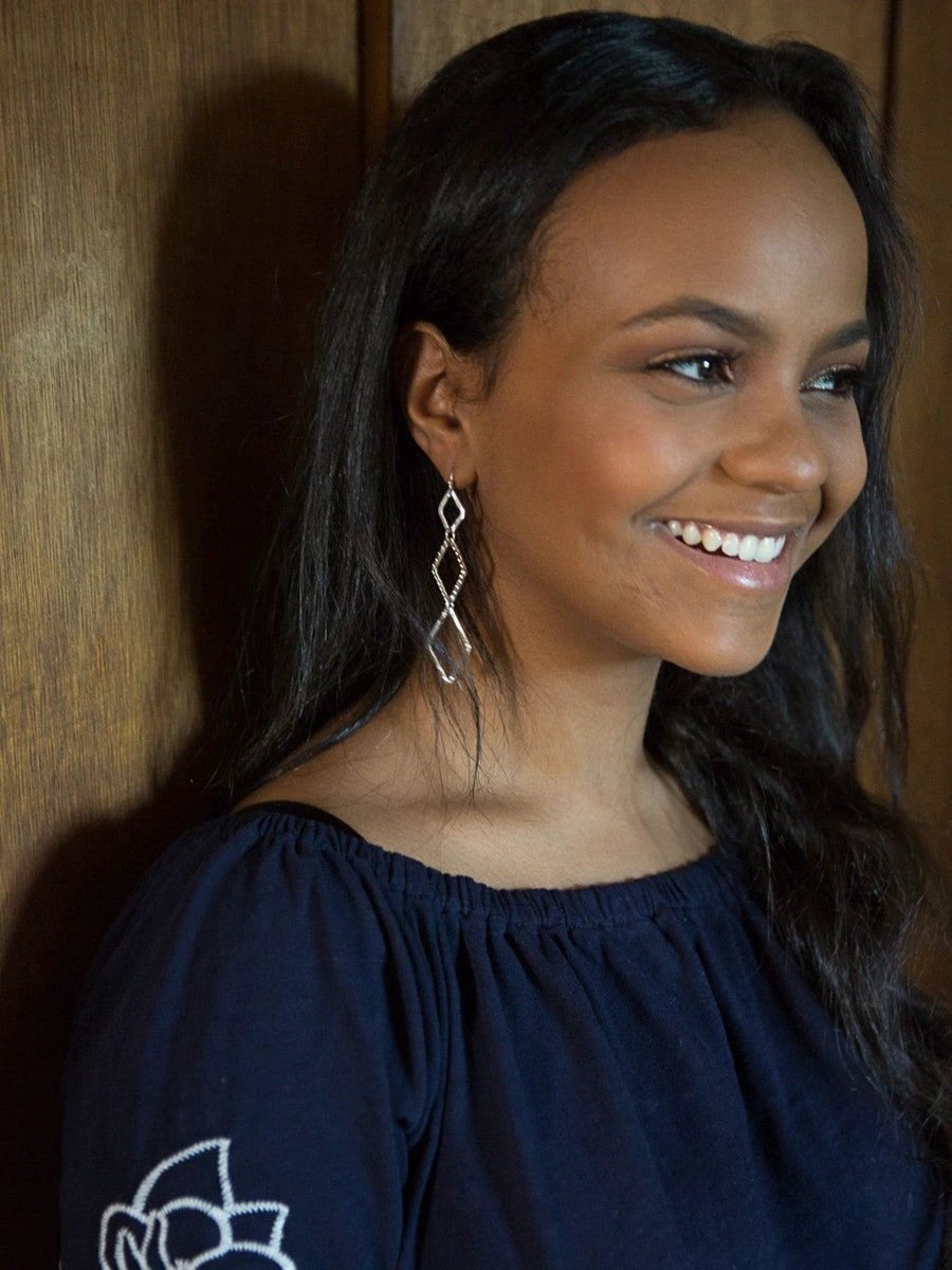 Diamond Drop Earrings