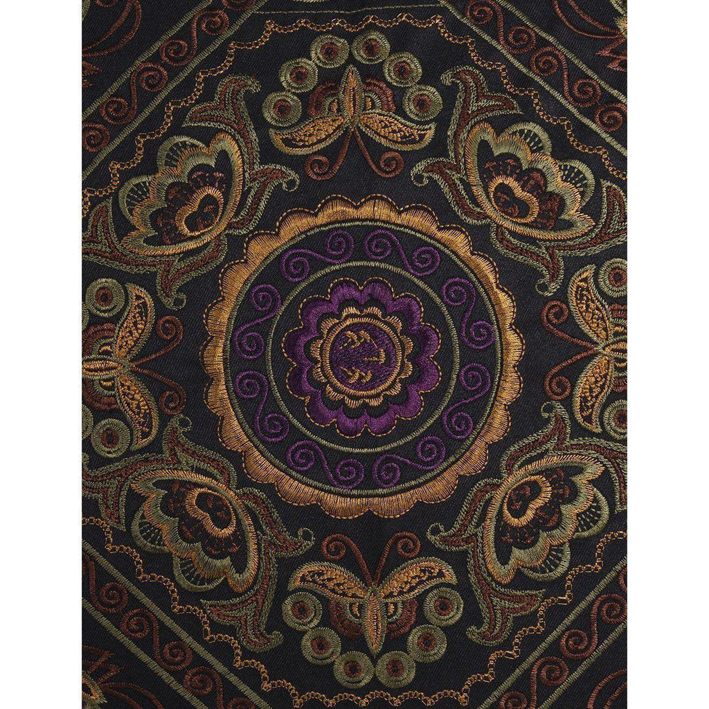Diamond Flower Embroidered Pillow Cover - Thailand Decor La Vie Bien Diamond Flower Embroidered Pillow Cover - Thailand