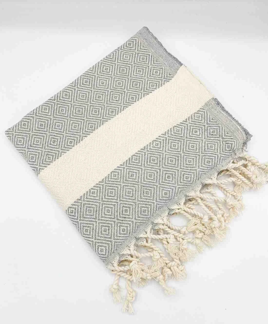 Diamond Hand Towel by Kalkedon Towels
