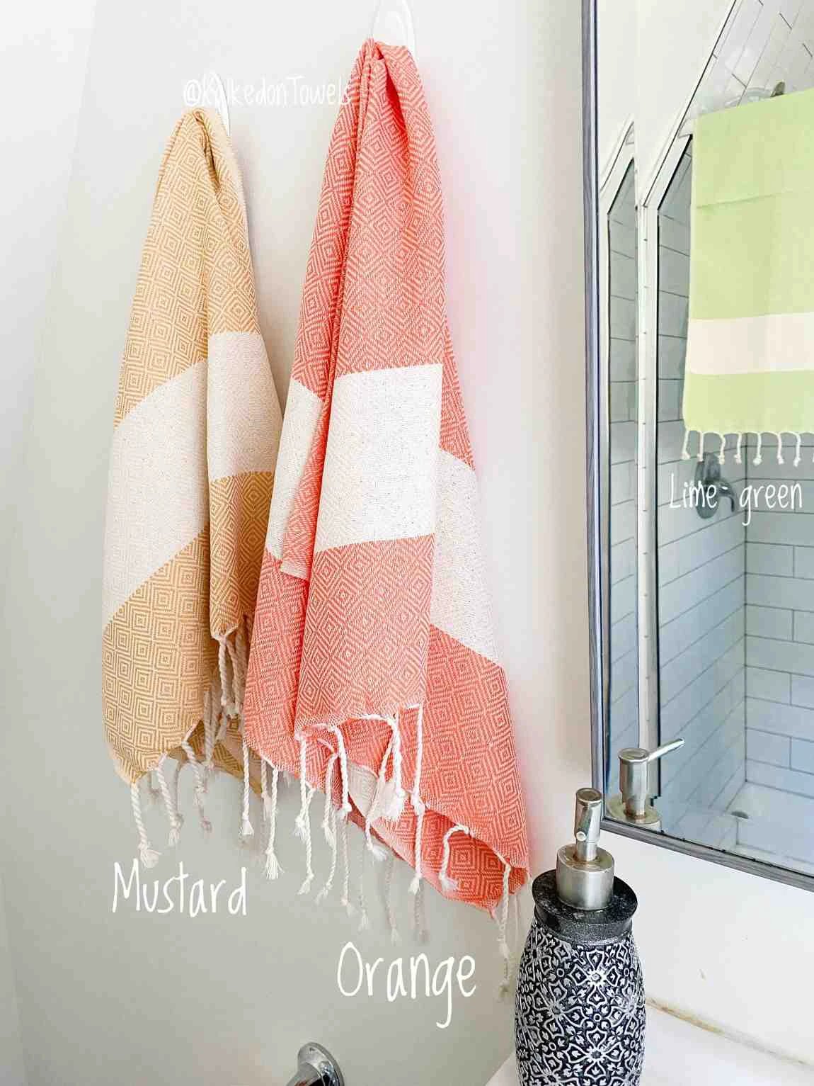 Diamond Hand Towel by Kalkedon Towels