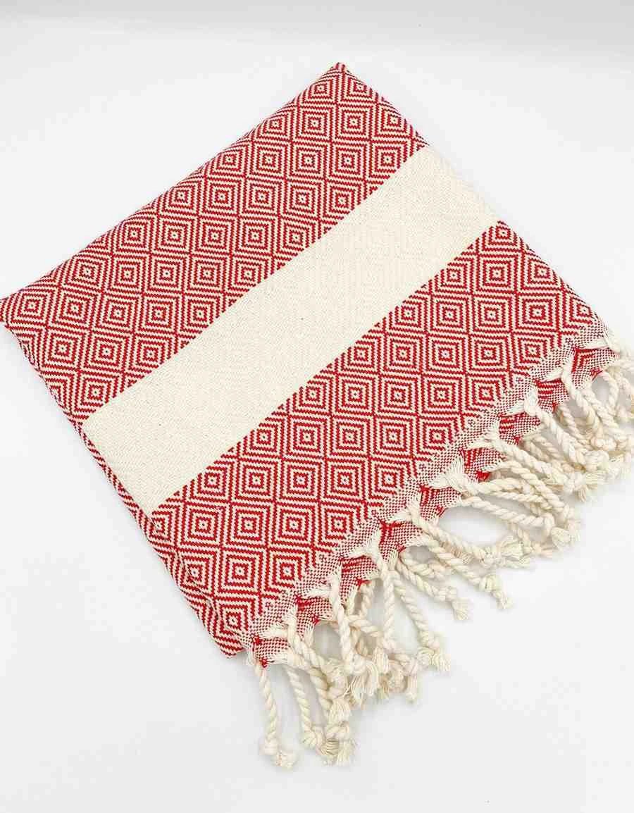 Diamond Hand Towel by Kalkedon Towels