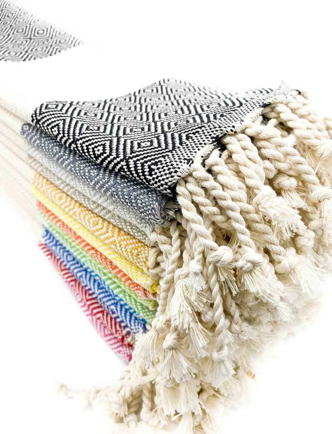Diamond Hand Towel by Kalkedon Towels