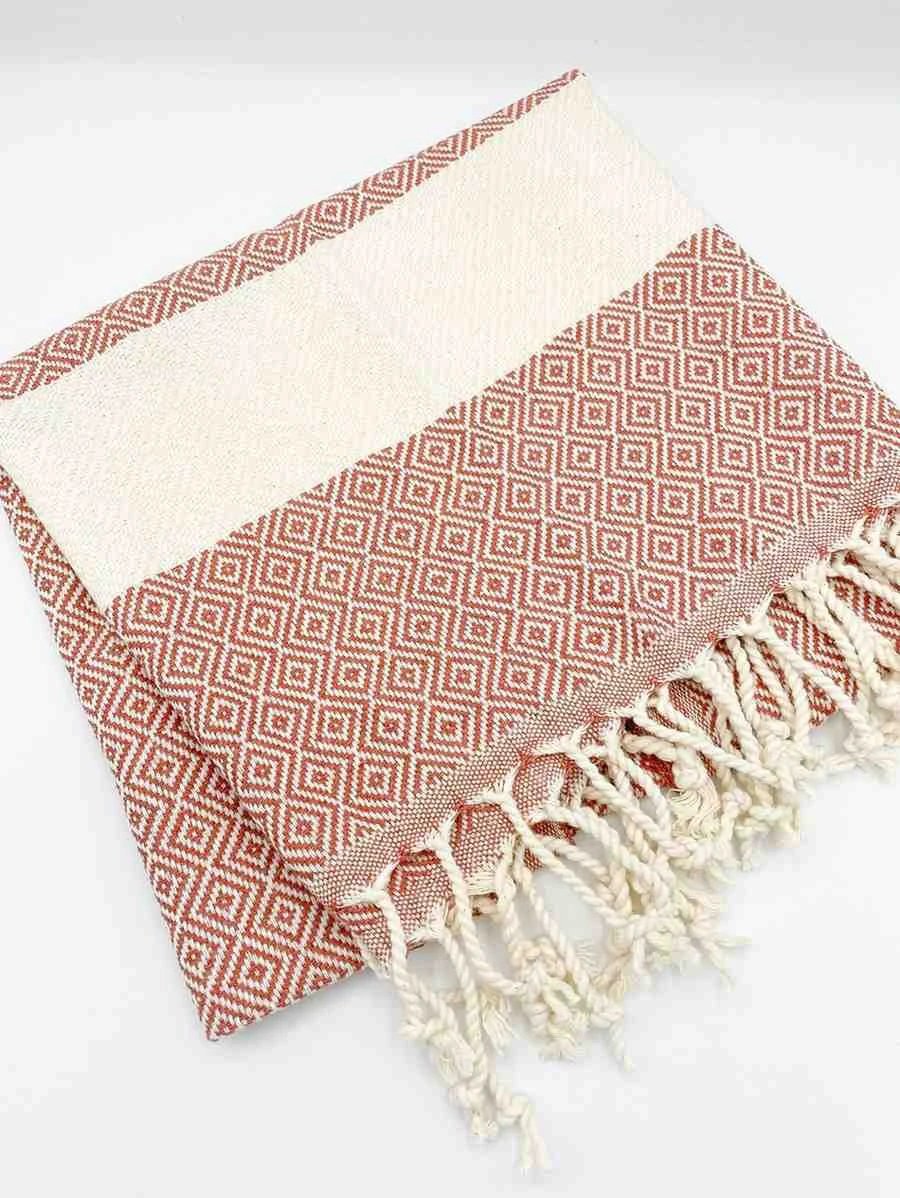 Diamond Hand Towel by Kalkedon Towels