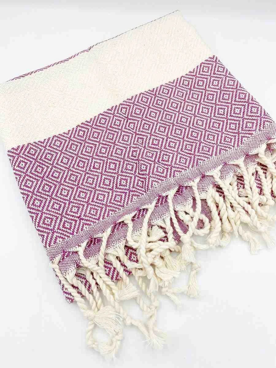 Diamond Hand Towel by Kalkedon Towels
