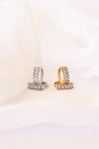 Diamond Hoop Hoops La Vie Bien Diamond Hoop