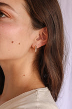 Diamond Hoop in Ballet Pink by Rose & Clay