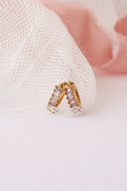Diamond Hoop in Ballet Pink by Rose & Clay