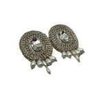 Diamond Pearl Mazaheri Earrings Earrings La Vie Bien Diamond Pearl Mazaheri Earrings