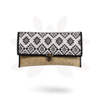 Diamond Rattan Embroidered Clutch - Thailand Bags La Vie Bien Diamond Rattan Embroidered Clutch - Thailand