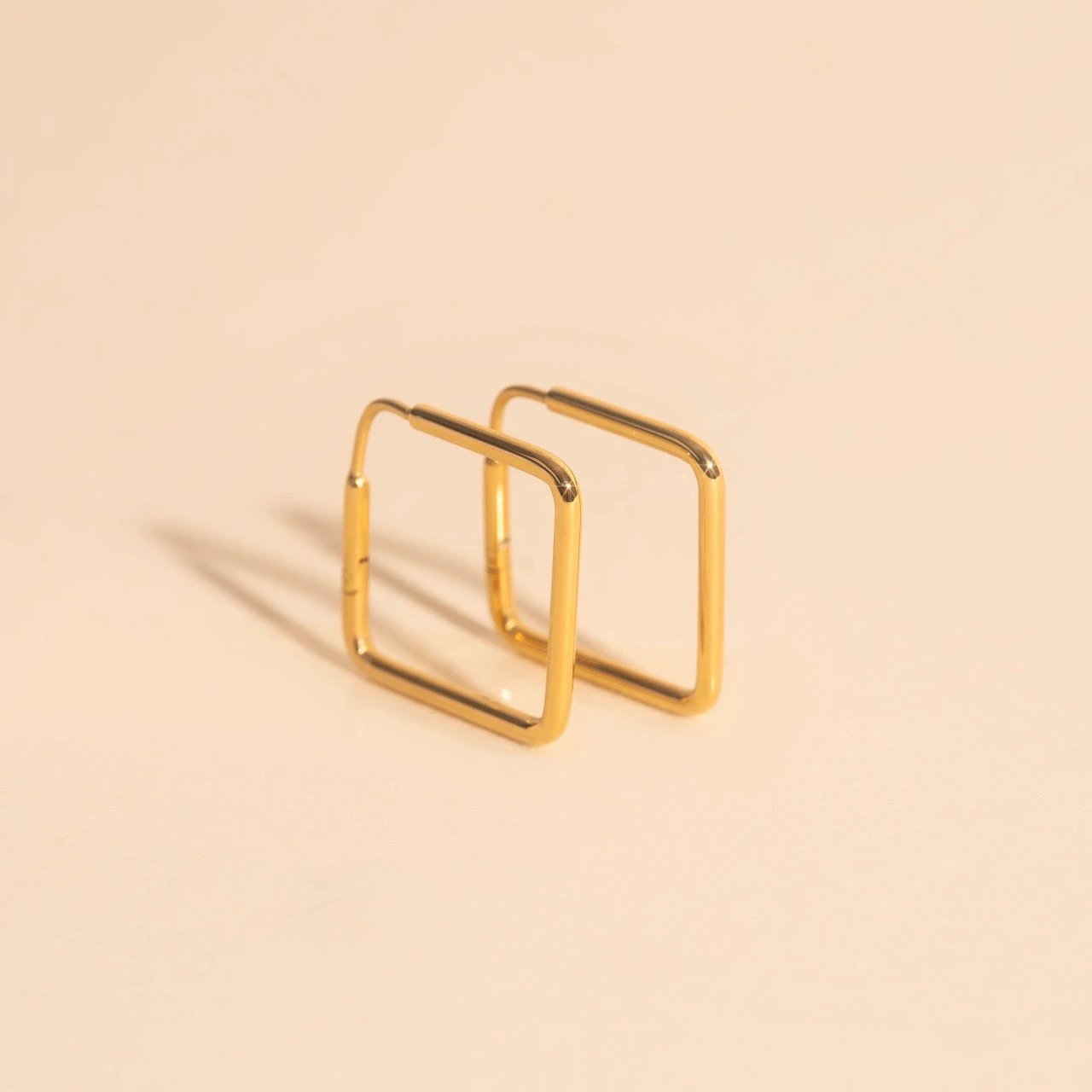 Diamond Rounded Huggie Hoop Earrings by Oh Clementine