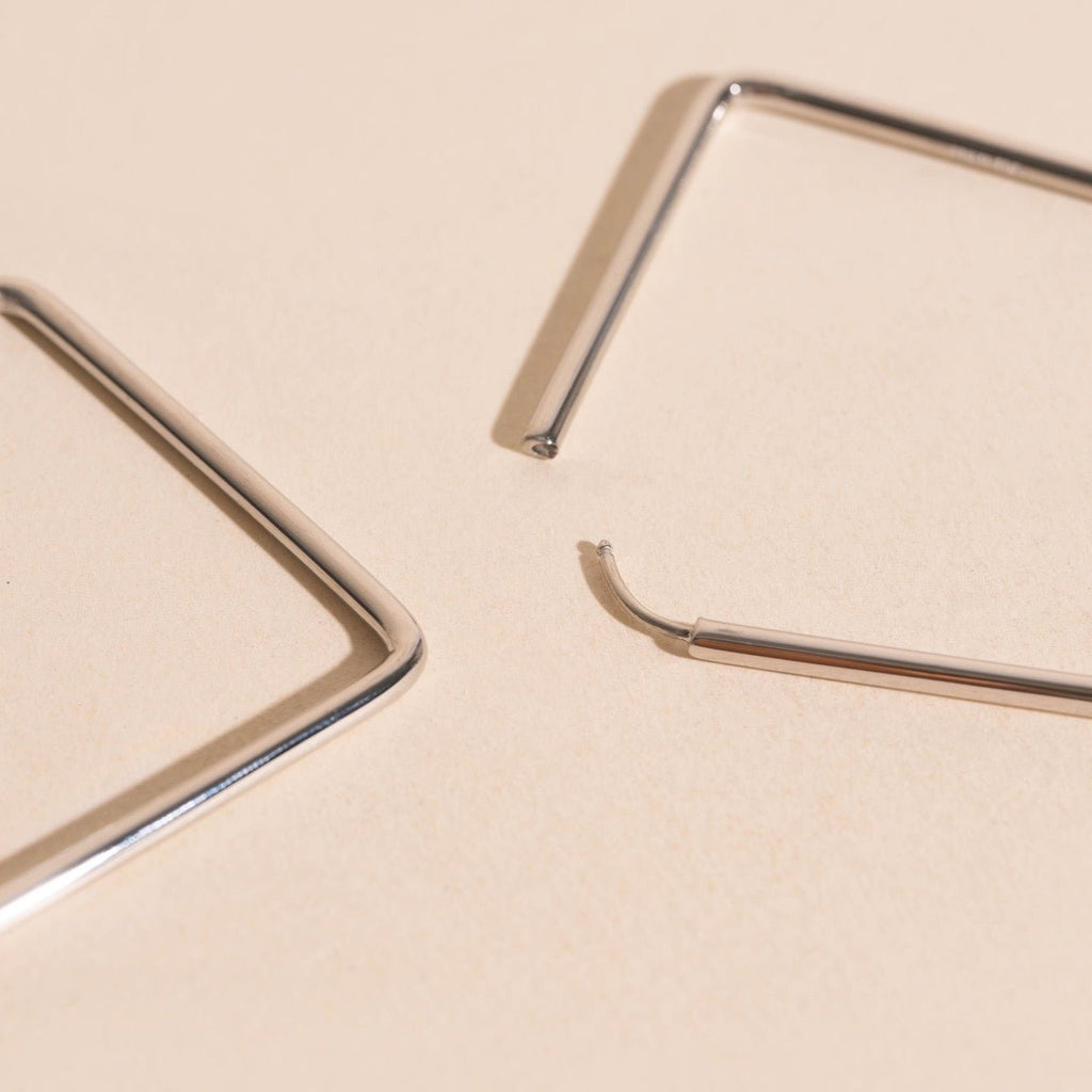 Diamond Rounded Huggie Hoop Earrings Rounded Huggie Hoops La Vie Bien Diamond Rounded Huggie Hoop Earrings