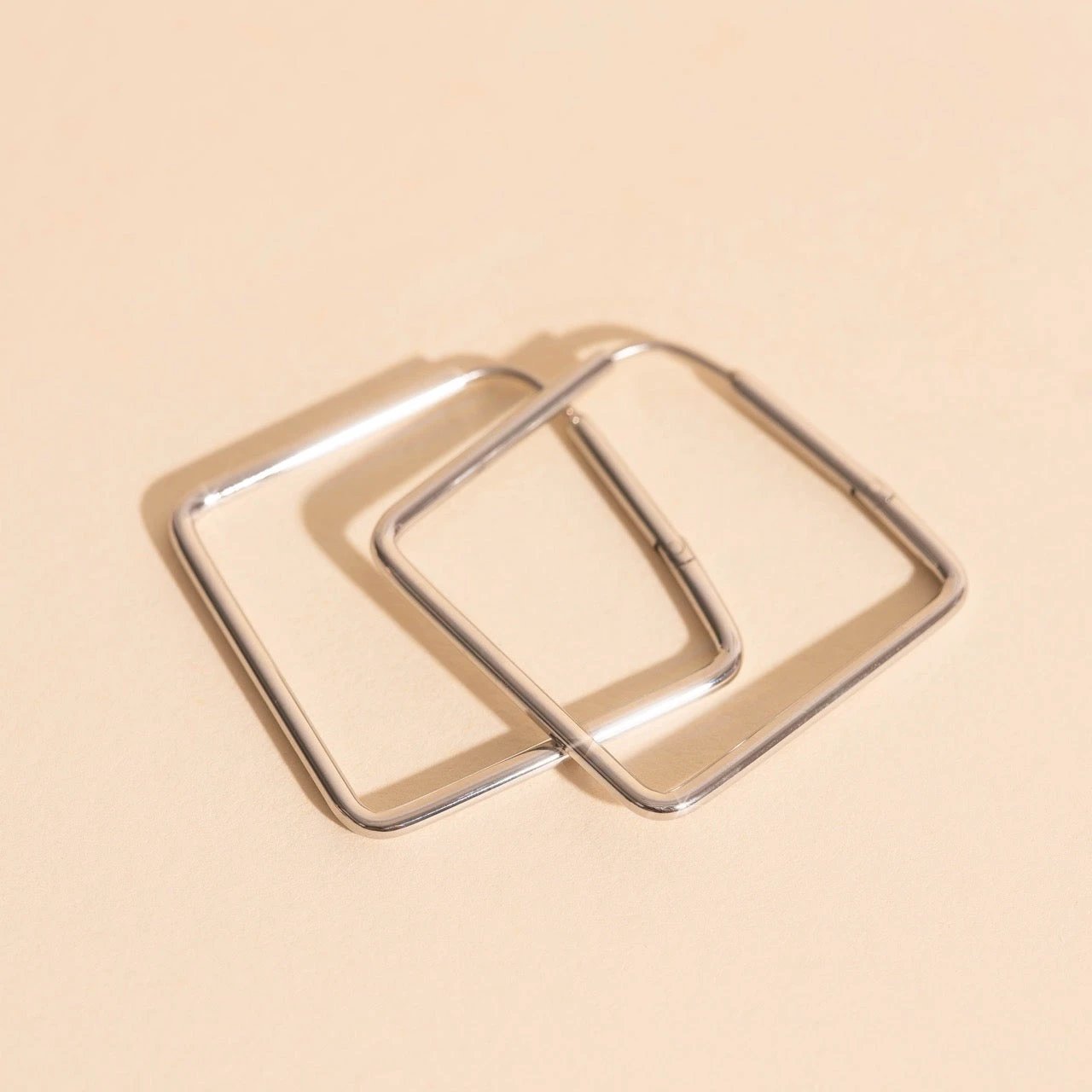Diamond Rounded Huggie Hoop Earrings by Oh Clementine
