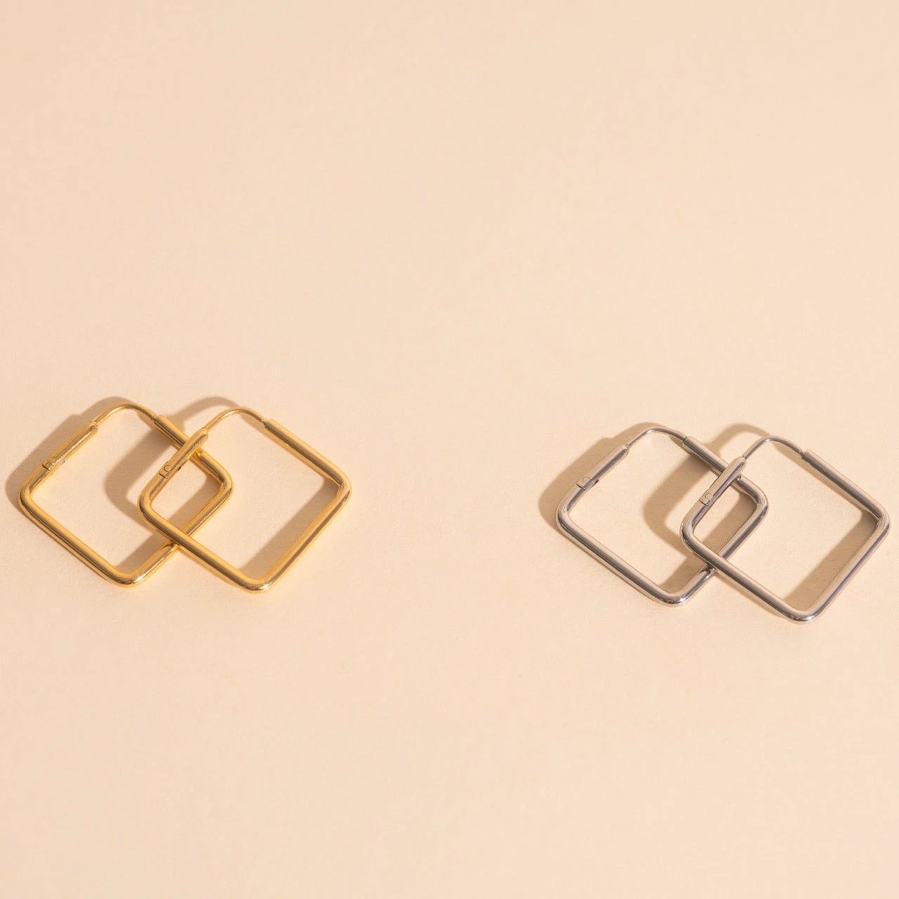 Diamond Rounded Huggie Hoop Earrings by Oh Clementine