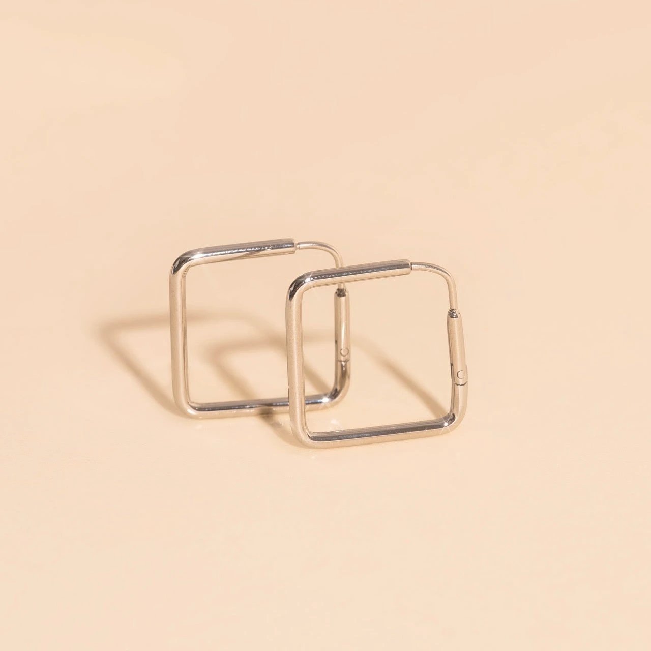 Diamond Rounded Huggie Hoop Earrings by Oh Clementine