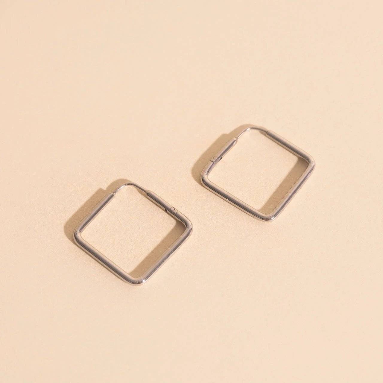 Diamond Rounded Huggie Hoop Earrings by Oh Clementine