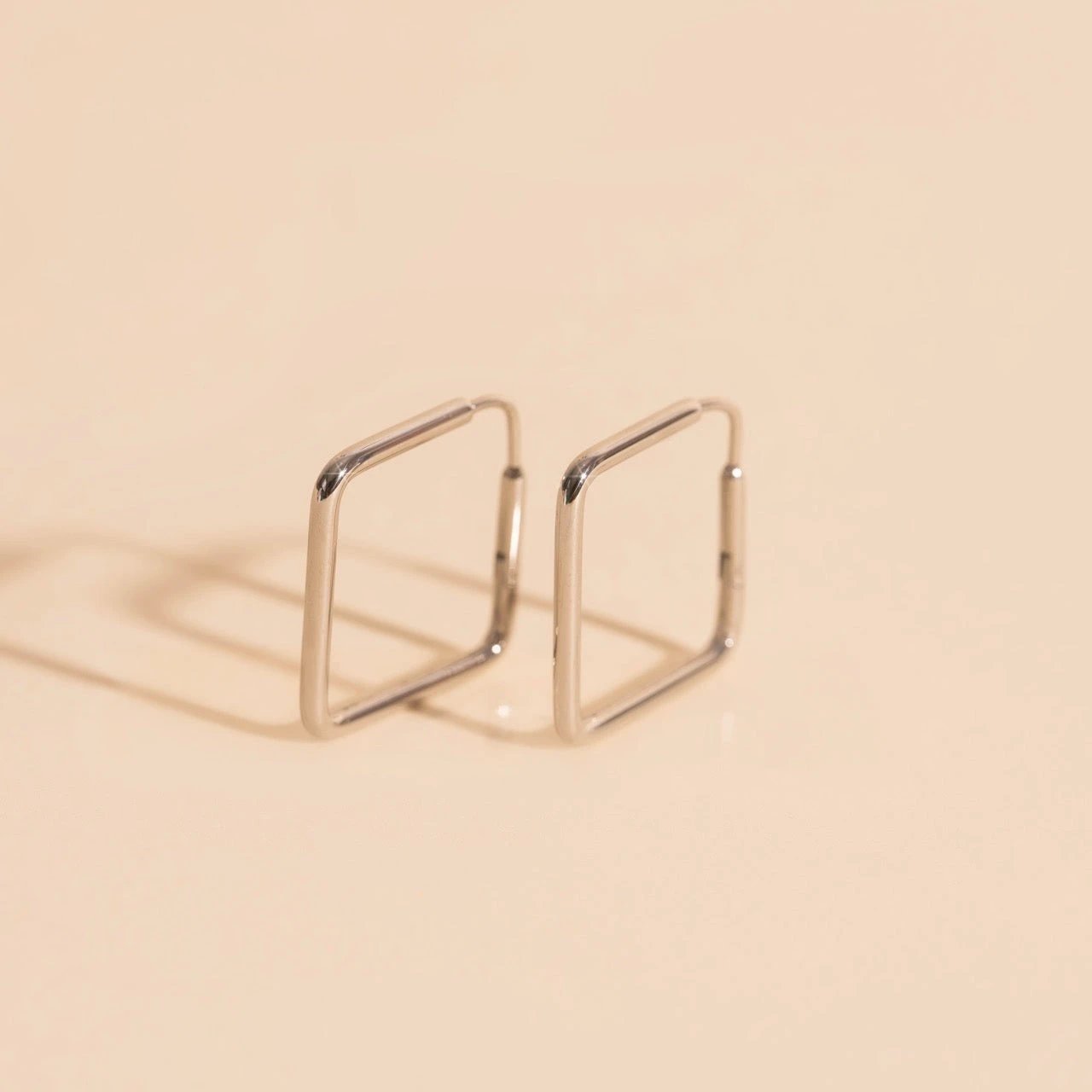 Diamond Rounded Huggie Hoop Earrings by Oh Clementine