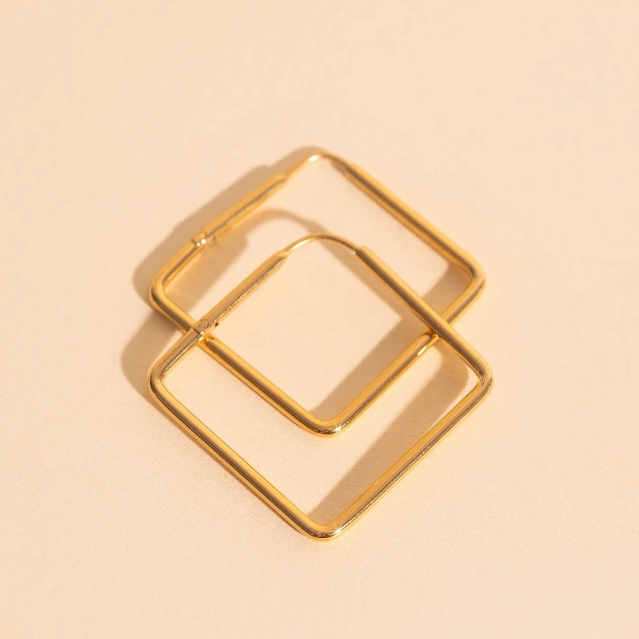 Diamond Rounded Huggie Hoop Earrings by Oh Clementine