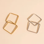 Diamond Rounded Huggie Hoop Earrings by Oh Clementine
