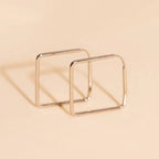 Diamond Rounded Huggie Hoop Earrings by Oh Clementine