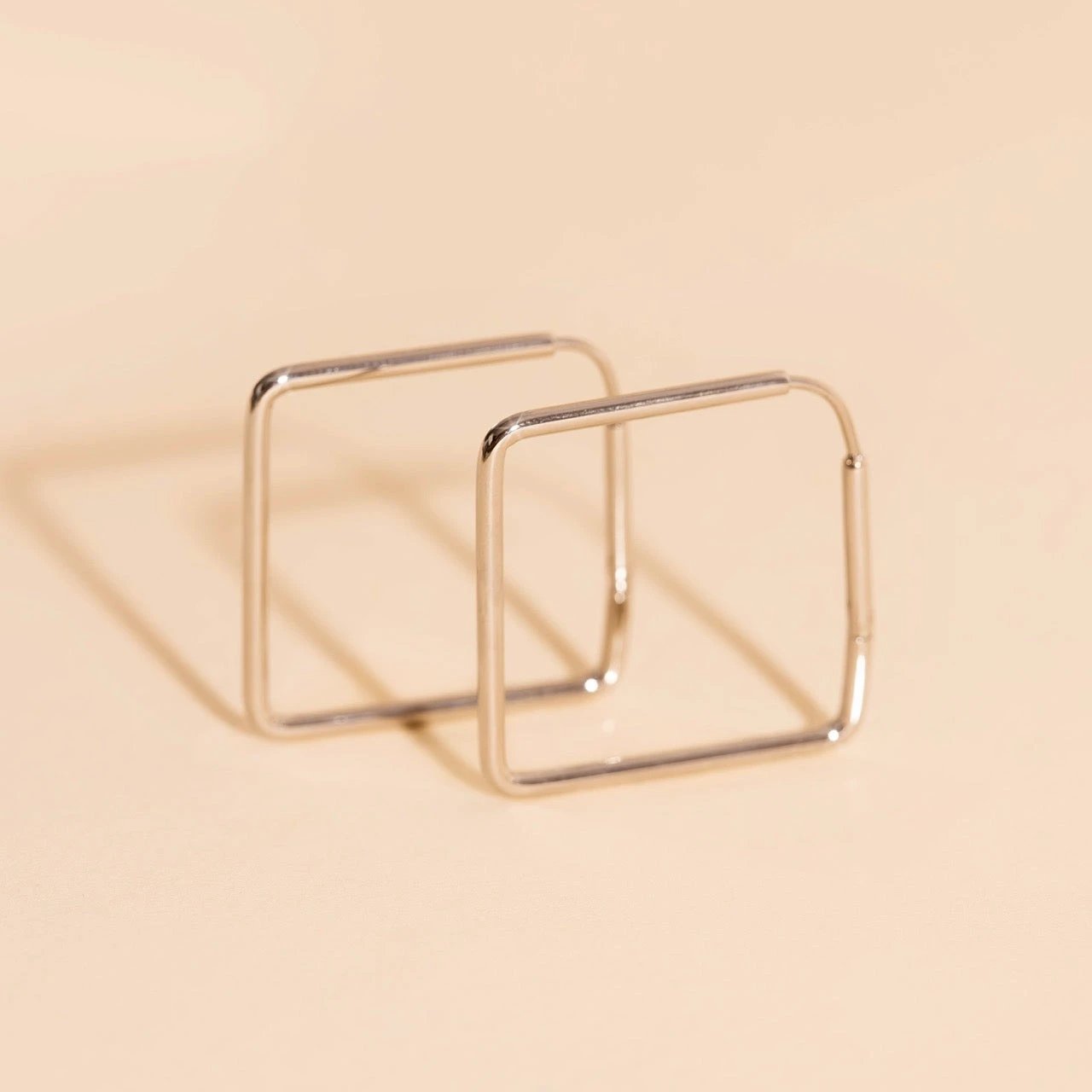 Diamond Rounded Huggie Hoop Earrings by Oh Clementine