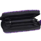 Diamond Upcycled Hmong Textile Cross - stitch Wallet - Thailand Wallets La Vie Bien Diamond Upcycled Hmong Textile Cross - stitch Wallet - Thailand