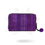 Diamond Upcycled Hmong Textile Cross-stitch Wallet - Thailand Wallets La Vie Bien Diamond Upcycled Hmong Textile Cross-stitch Wallet - Thailand