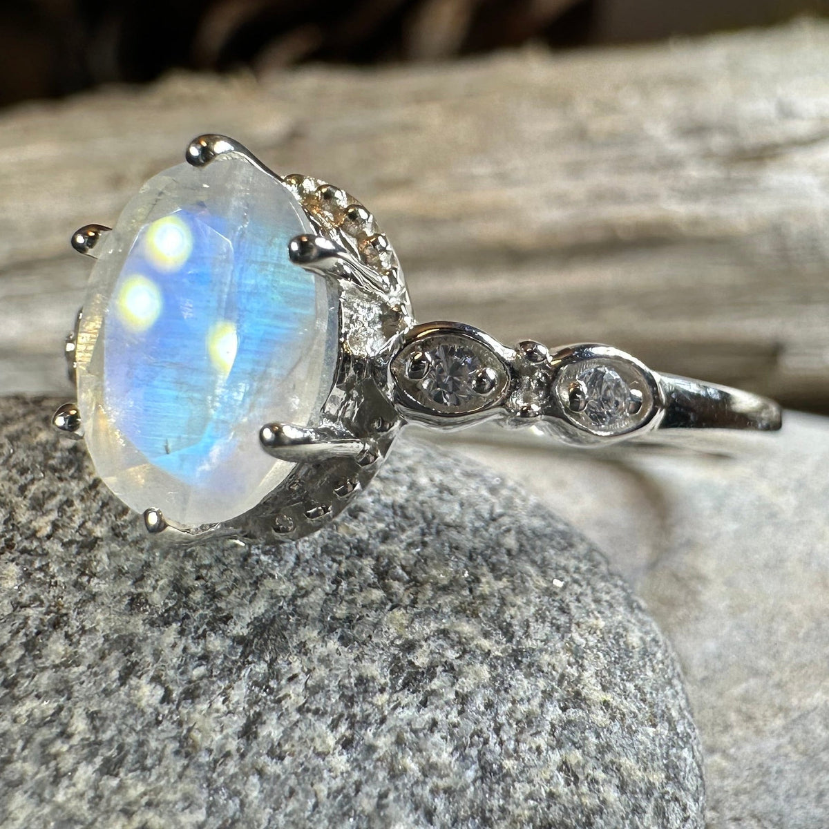Diana Moonstone Promise Ring Ring La Vie Bien Diana Moonstone Promise Ring