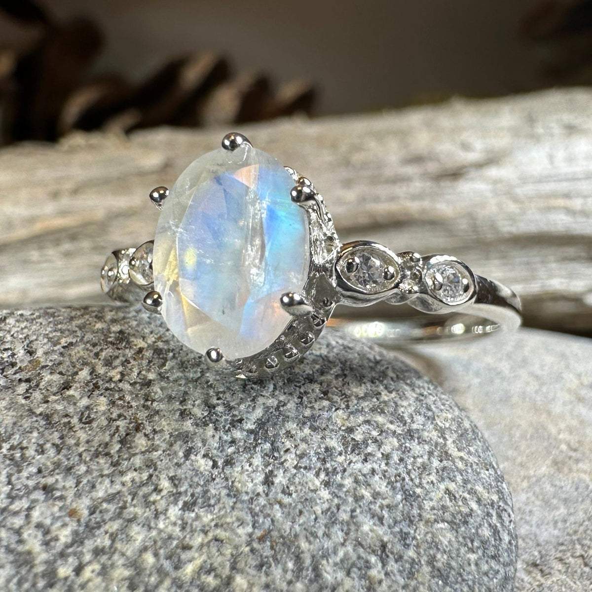 Diana Moonstone Promise Ring Ring La Vie Bien Diana Moonstone Promise Ring