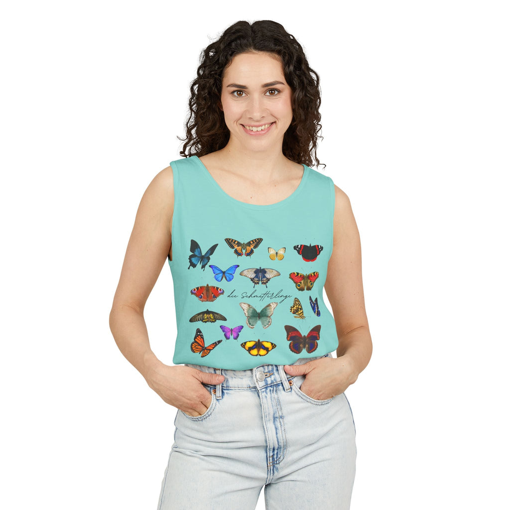 Die Schmetterlinge Tank Top — German Butterflies Graphic Tank Tank Top La Vie Bien Die Schmetterlinge Tank Top — German Butterflies Graphic Tank
