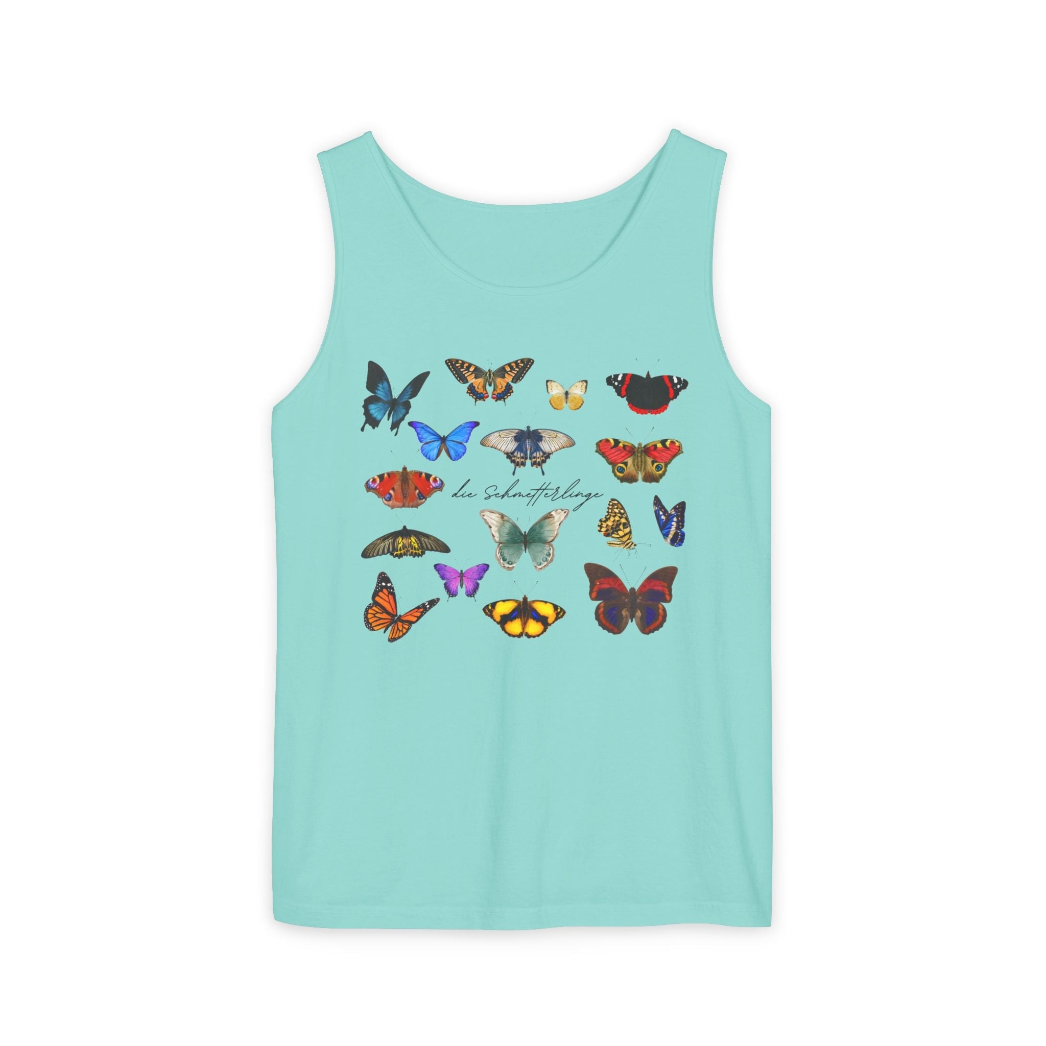 Die Schmetterlinge Tank Top — German Butterflies Graphic Tank Tank Top La Vie Bien Die Schmetterlinge Tank Top — German Butterflies Graphic Tank
