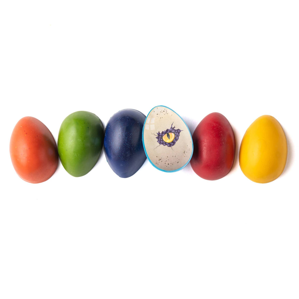 Dinosaur Eggs Beeswax Crayons Set of 6 La Vie Bien Dinosaur Eggs Beeswax Crayons Set of 6