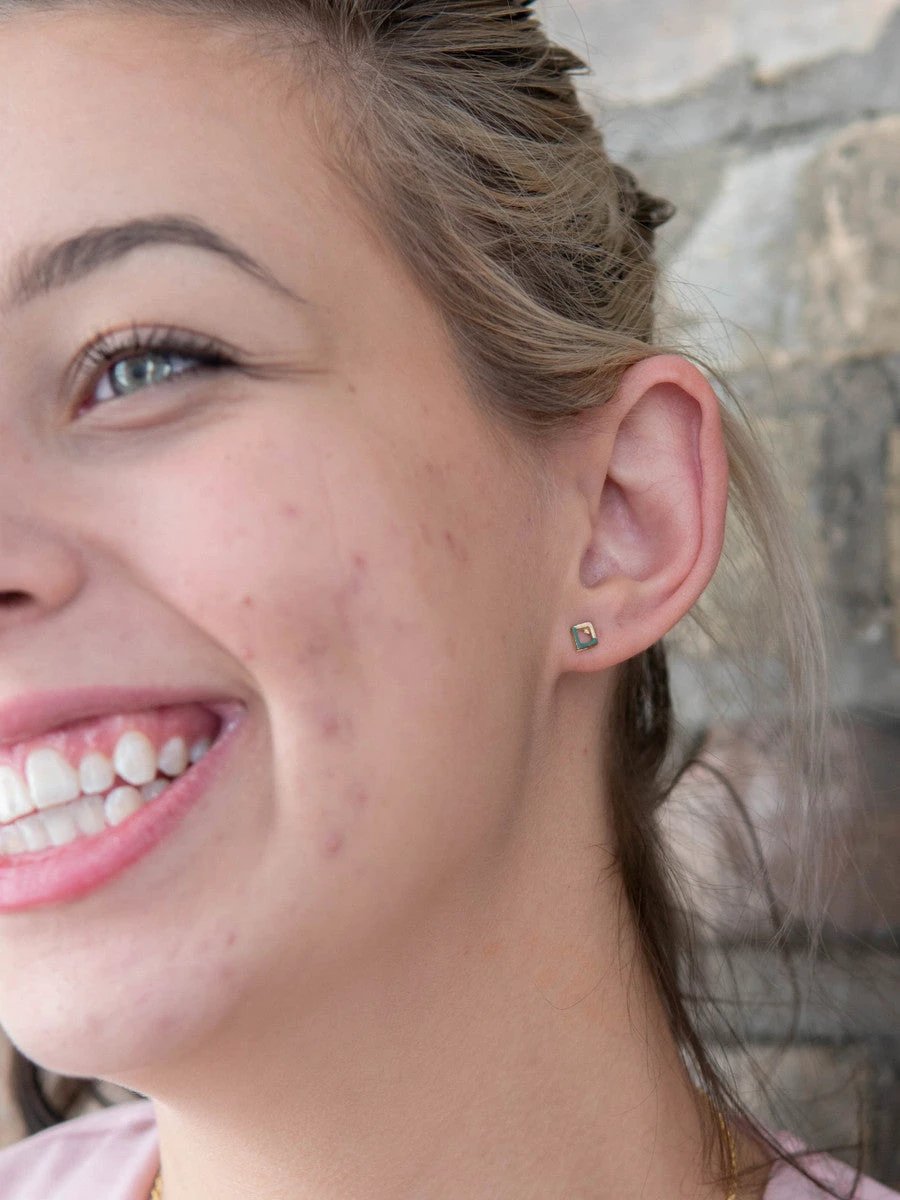 Dipped Diamond Studs