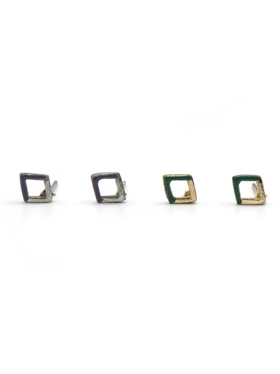 Dipped Diamond Studs