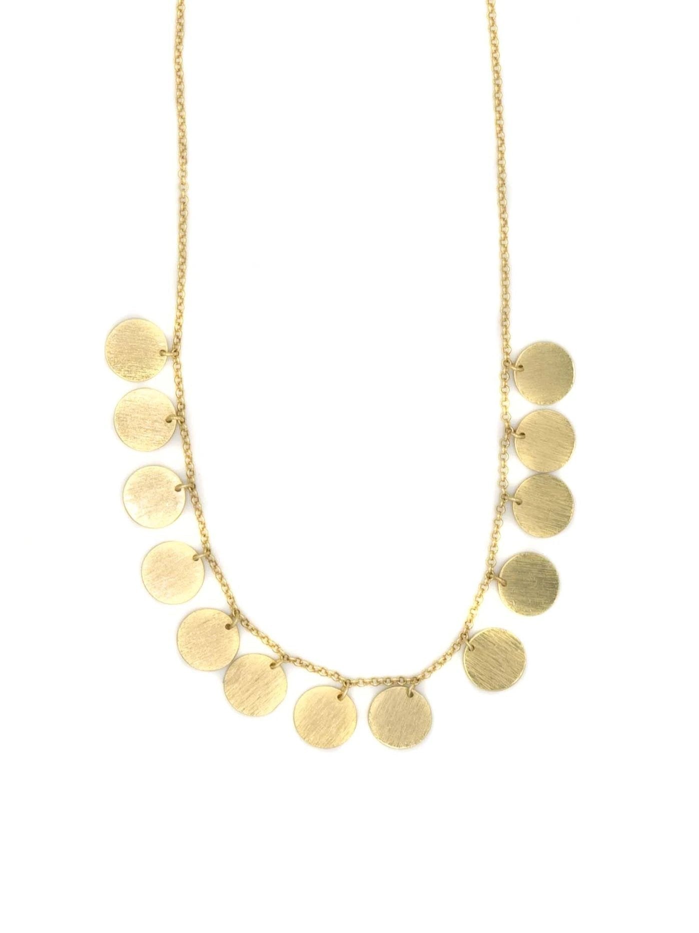 Disc Charm Necklace