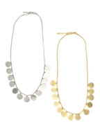 Disc Charm Necklace