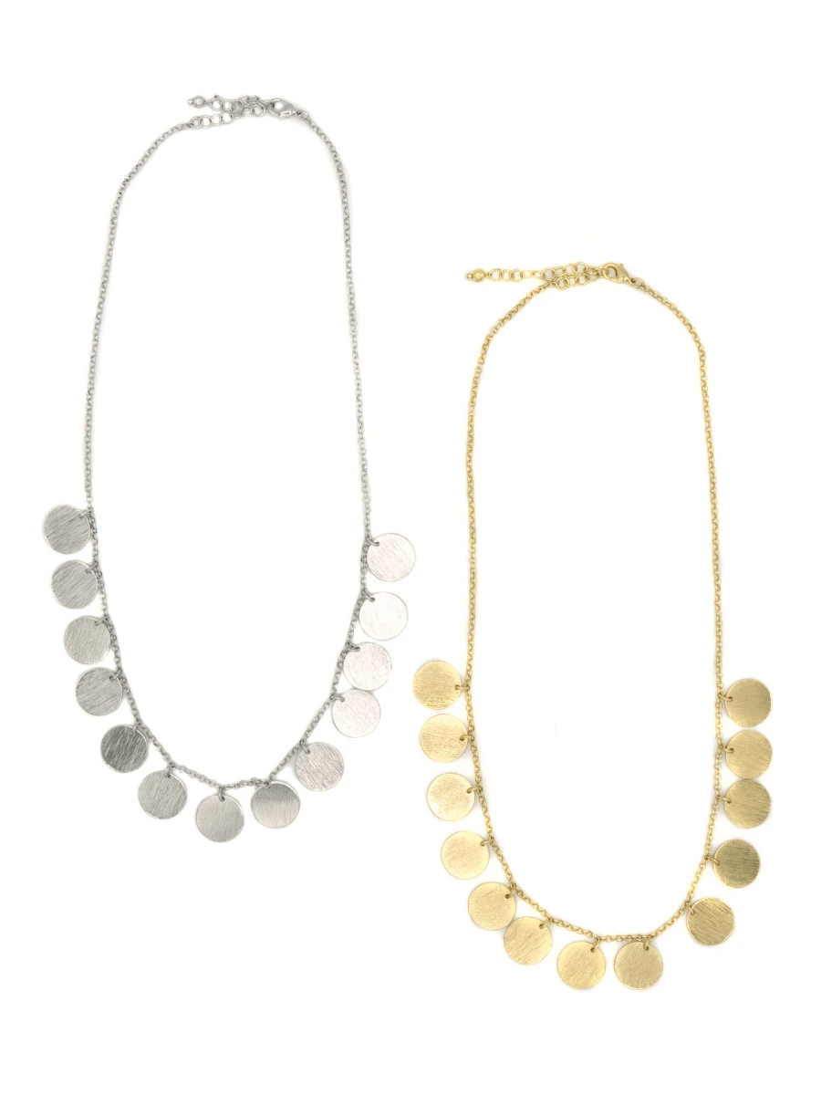 Disc Charm Necklace