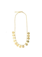 Disc Charm Necklace by Fair Anita