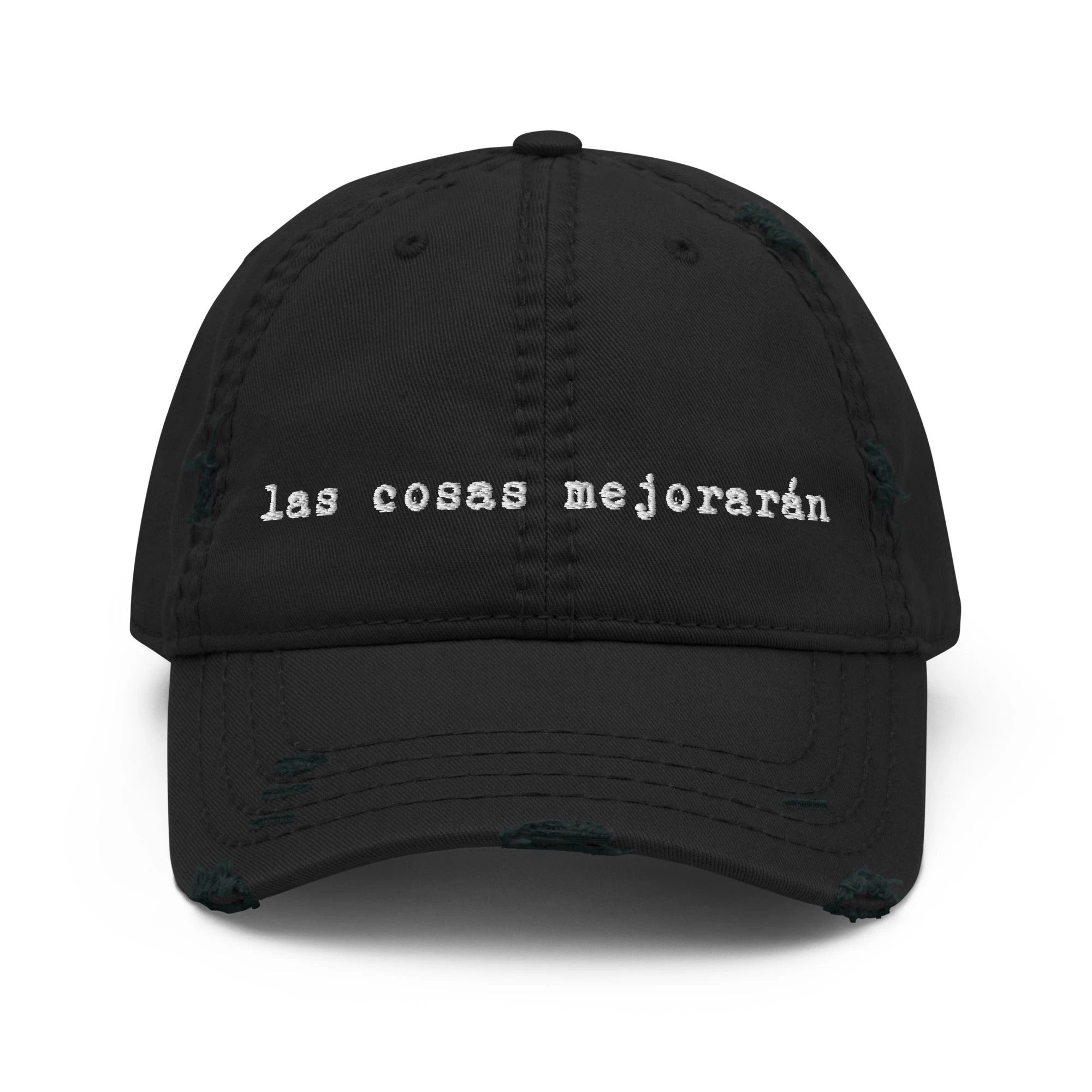 Las cosas mejorarán Distressed Dad Hat by La Vie Bien