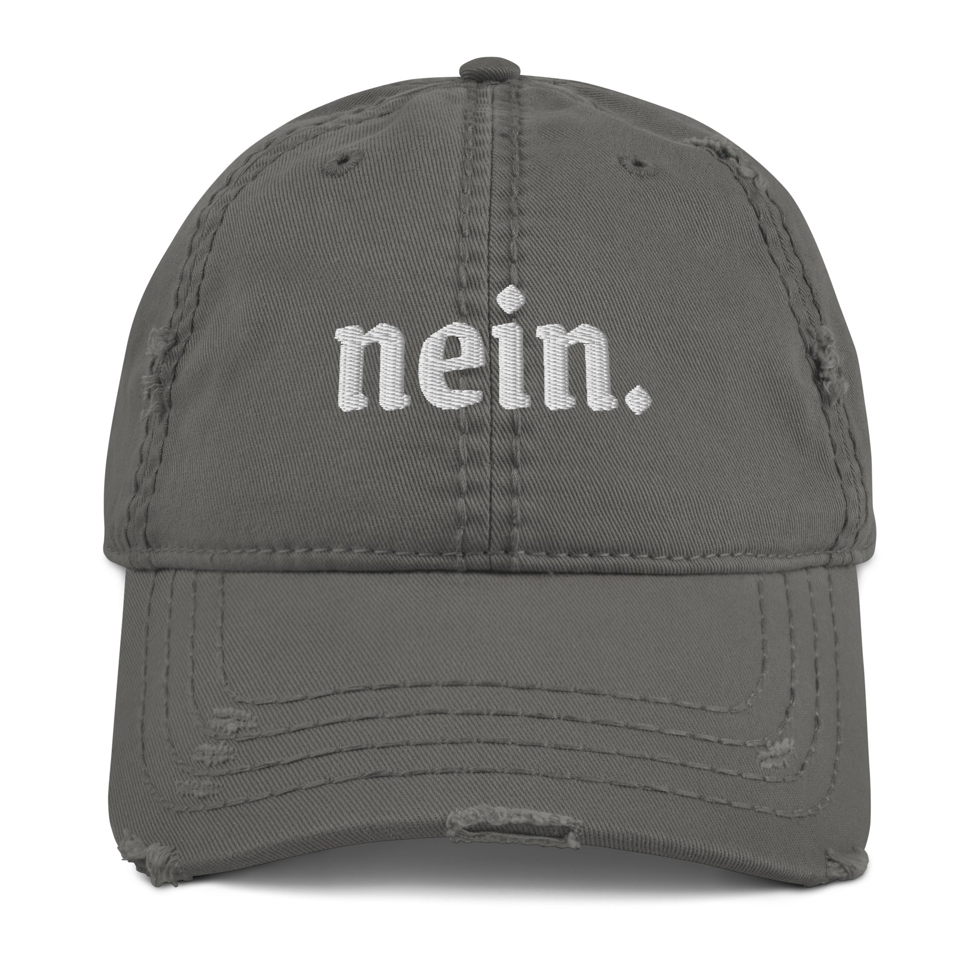 Nein. German embroidered baseball Hat